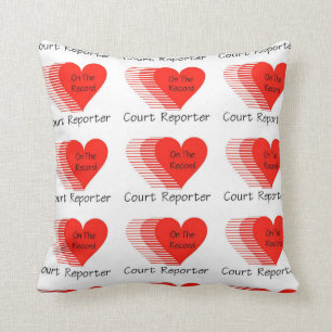 Court Reporter Record Cushion