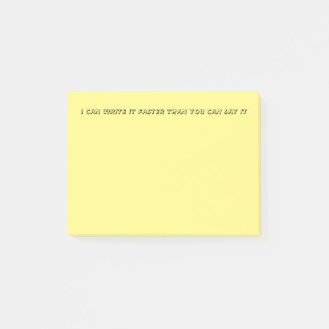 Court reporter sticky notes, Post-it Post-it Notes (Front)