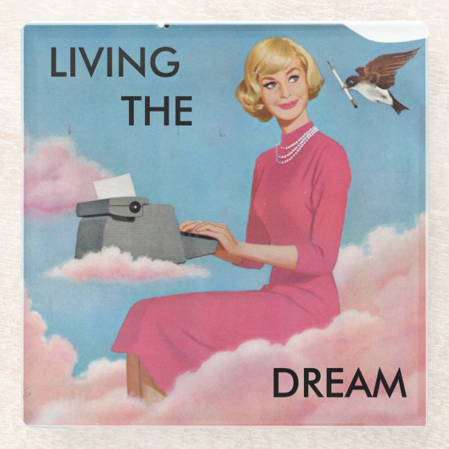 Court Reporting Retro Coaster (Front)