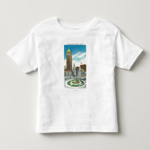 Court Street View of Liberty Bank Bldg Toddler T-Shirt