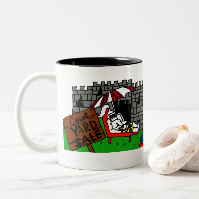 Court Yard Sale Coffee Mug (With Donut)