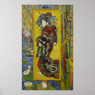 Courtesan (after Eisen) by Vincent Van Gogh Poster