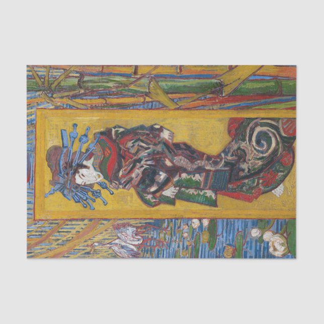 Courtesan by Vincent Willem van Gogh,painting Tissue Paper (Front)