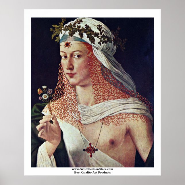 Courtesan (Portrait Of Lucrezia Borgia?) Poster (Front)