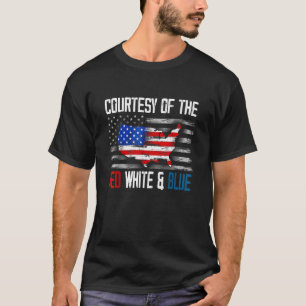 Courtesy Of The Red White And Blue Vintage T-Shirt