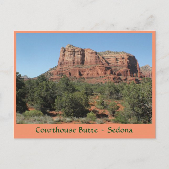 Courthouse Butte Sedona Arizona Post Card (Front)