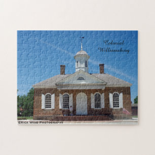 Courthouse Colonial Williamsburg Jigsaw Puzzle