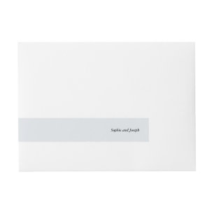 Courthouse Estate Wedding Wraparound Address Label