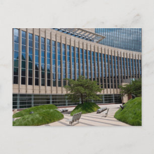 Courthouse Facade and Plaza in Minneapolis Postcard