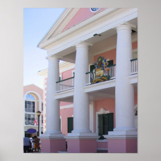 Courthouse in Nassau, Bahamas Poster