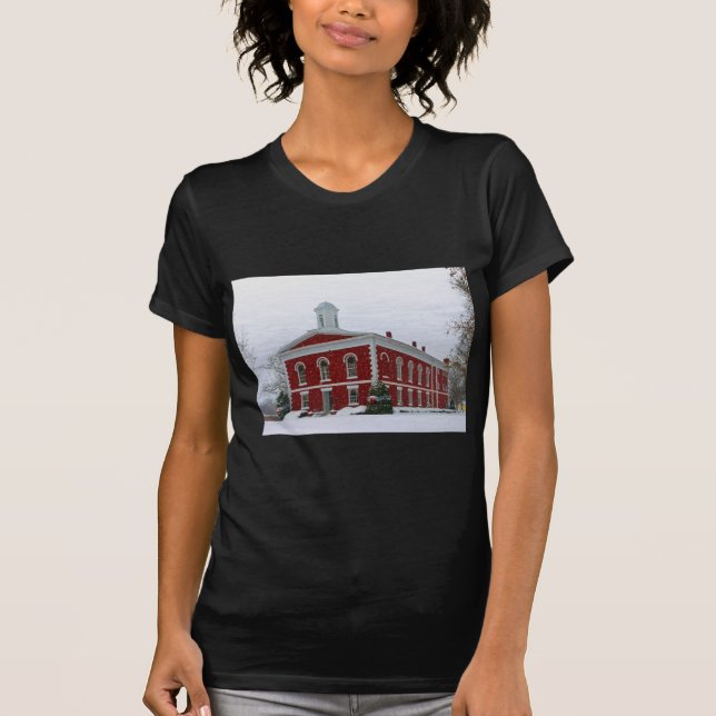 Courthouse Snow T-Shirt (Front)