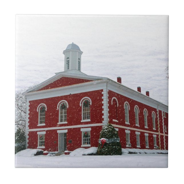 Courthouse Snow Tile (Front)