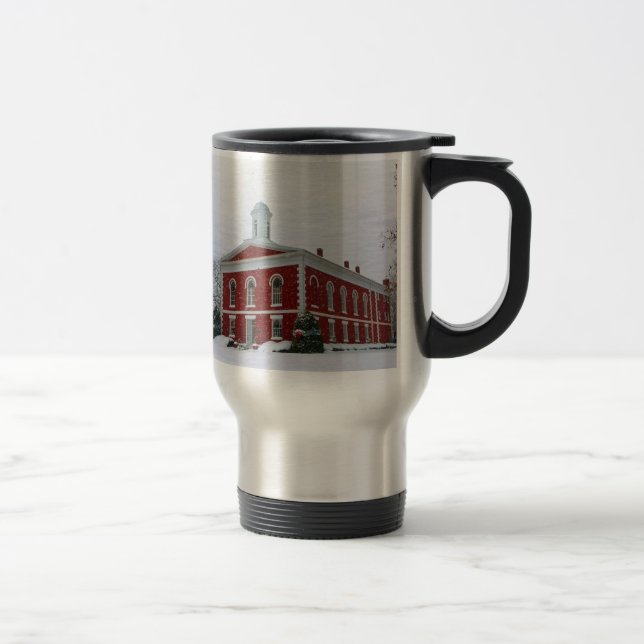 Courthouse Snow Travel Mug (Right)