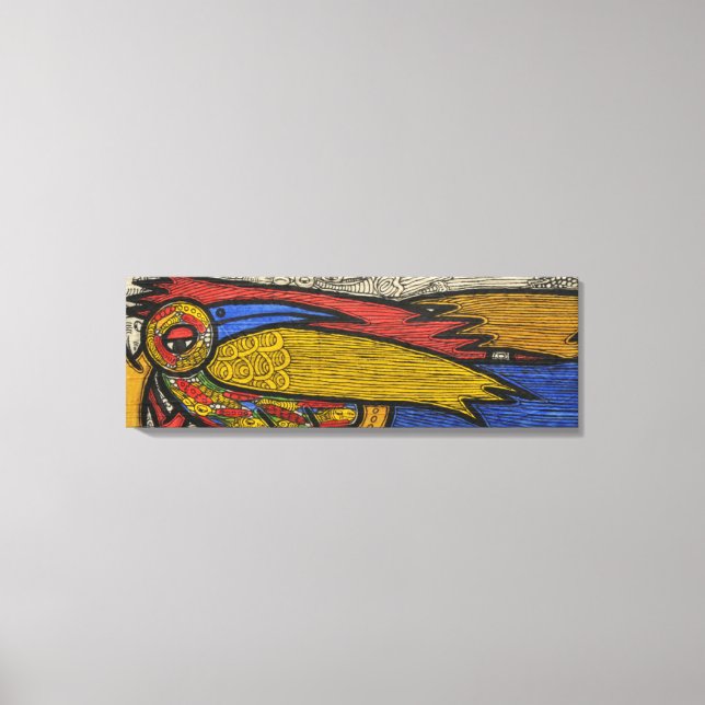 Courting Birds Canvas Print (Front)