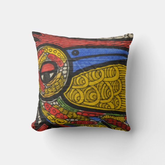 Courting Birds Cushion (Front)