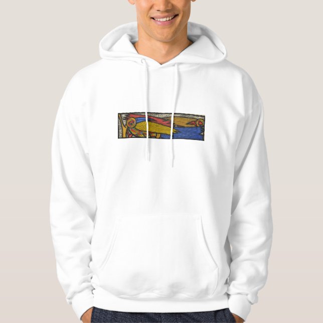 Courting Birds Hoodie (Front)