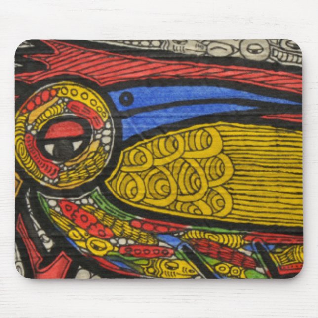 Courting Birds Mouse Mat (Front)