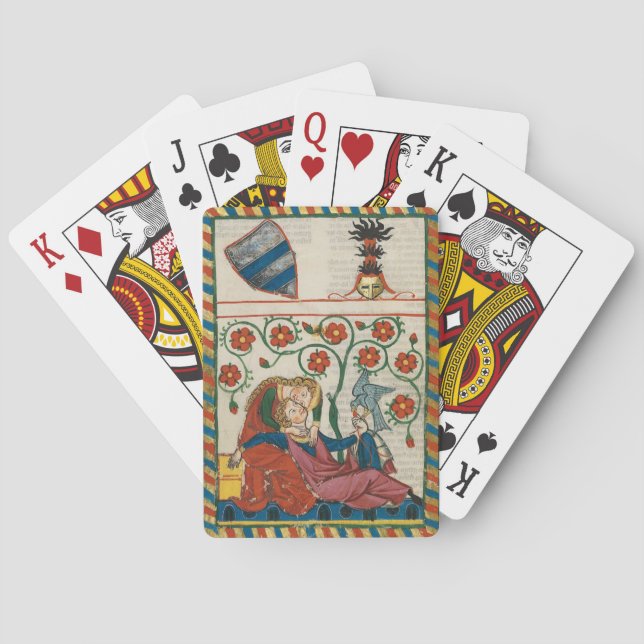 Courtly Love Playing Cards (custom look available) (Back)