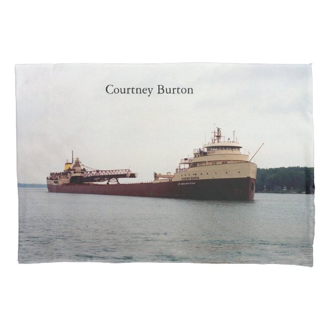 Courtney Burton pillow case (Front)