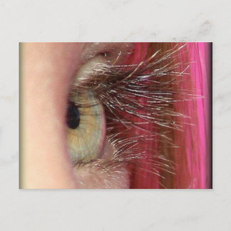 courtney eyeball framed postcard