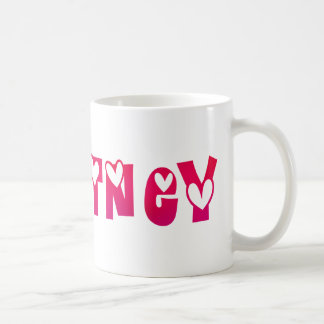 Courtney in Hearts Coffee Mug