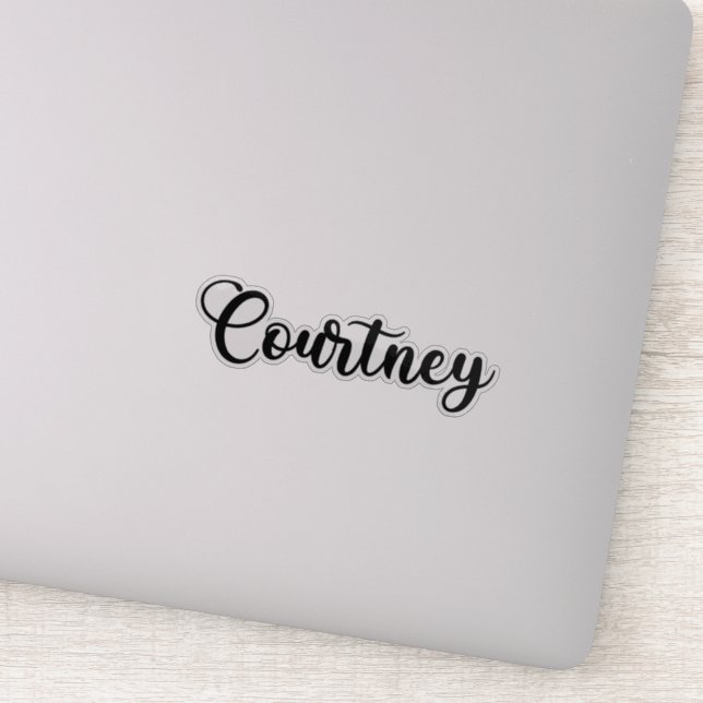 Courtney Name - Handwritten Calligraphy (Detail)