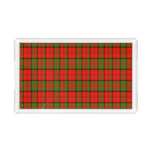 Courtney Scottish Tartan Acrylic Tray