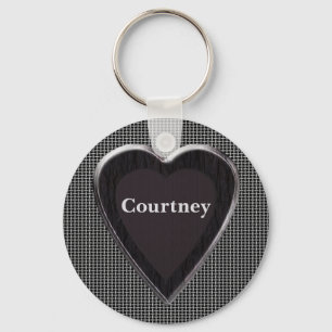 Courtney Stole My Heart Keychain