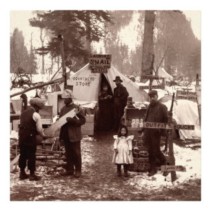 Courtney's Store - Klondike Gold Rush 1898 Photo Print