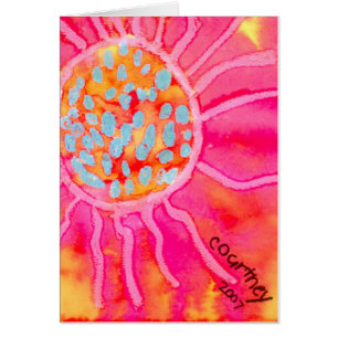 Courtney's Sun Customisable Card