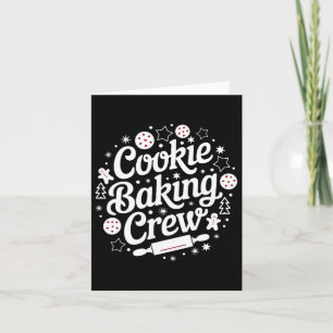 Courtney's Womens Matching Cookie Baking Crew  Card