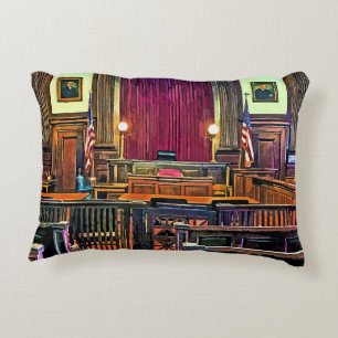 Courtroom Decorative Cushion