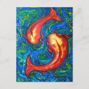 Courtship (Pisces) Postcard