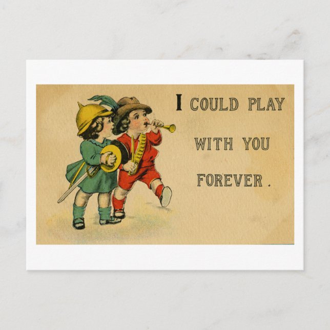 Courtship Postcard (1914) (Front)