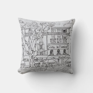 Courtyard Café Hotel del'Horloge, Avignon Cushion