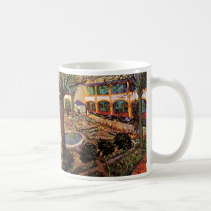 Courtyard of Hospital at Arles by Vincent van Gogh Coffee Mug
