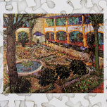 Courtyard of Hospital at Arles by Vincent van Gogh Jigsaw Puzzle<br><div class="desc">The Courtyard of the Hospital at Arles by Vincent van Gogh is a vintage fine art post impressionism architectural painting featuring a view of the courtyard gardens with a fountain at van Gogh's asylum in Arles, France. About the artist: Vincent Willem van Gogh was a Post Impressionist painter whose work...</div>