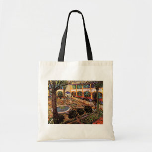 Courtyard of Hospital at Arles by Vincent van Gogh Tote Bag