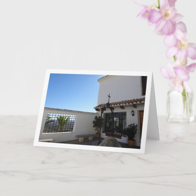 Courtyard of San Miguel Monastery, Lliria Card (Orchid)