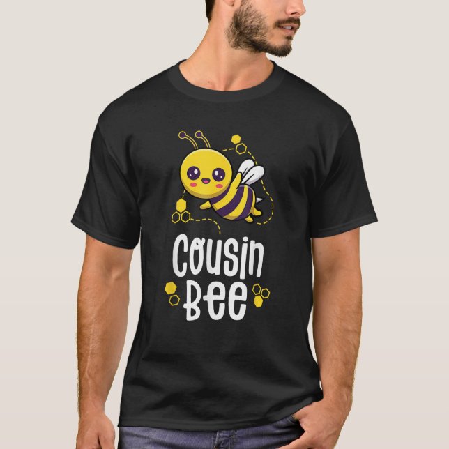 Cousin Bee Family Matching Birthday Outfit  T-Shirt (Front)