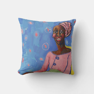 Cousin Betty by KAB Throw Pillow