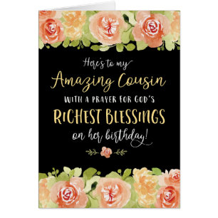 Cousin Birthday, Here's to my Amazing Cousin