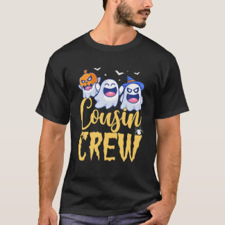 Cousin Boo Crew Funny Cousin Crew Halloween Costum T-Shirt