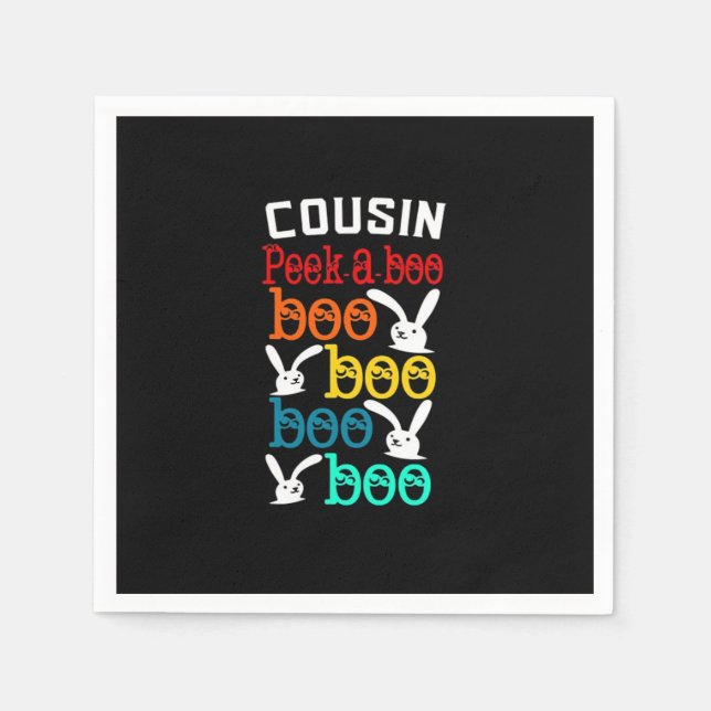Cousin Bunny Game For Novelty Napkin (Front)