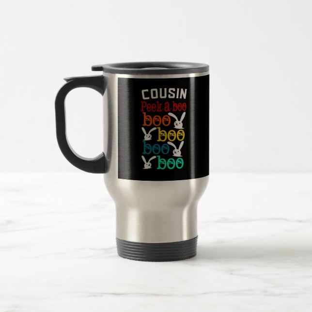Cousin Bunny Game For Novelty Travel Mug (Left)