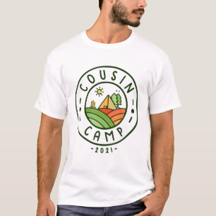 Cousin Camp 2021 Camping Summer Vacation T-Shirt