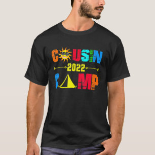 Cousin Camp 2022 Cousin Tribe Vacation Camping T-Shirt