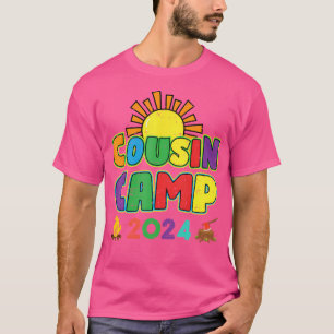 Cousin Camp 2024 Family Vacation Summer Camping Cr T-Shirt