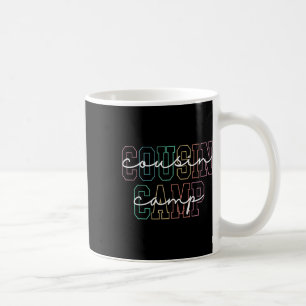 Cousin Camp 2025 Camping Campfire Summer Vacation Coffee Mug
