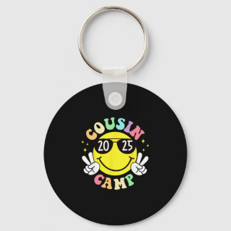 Cousin Camp 2025 Camping Campfire Summer Vacation  Key Ring
